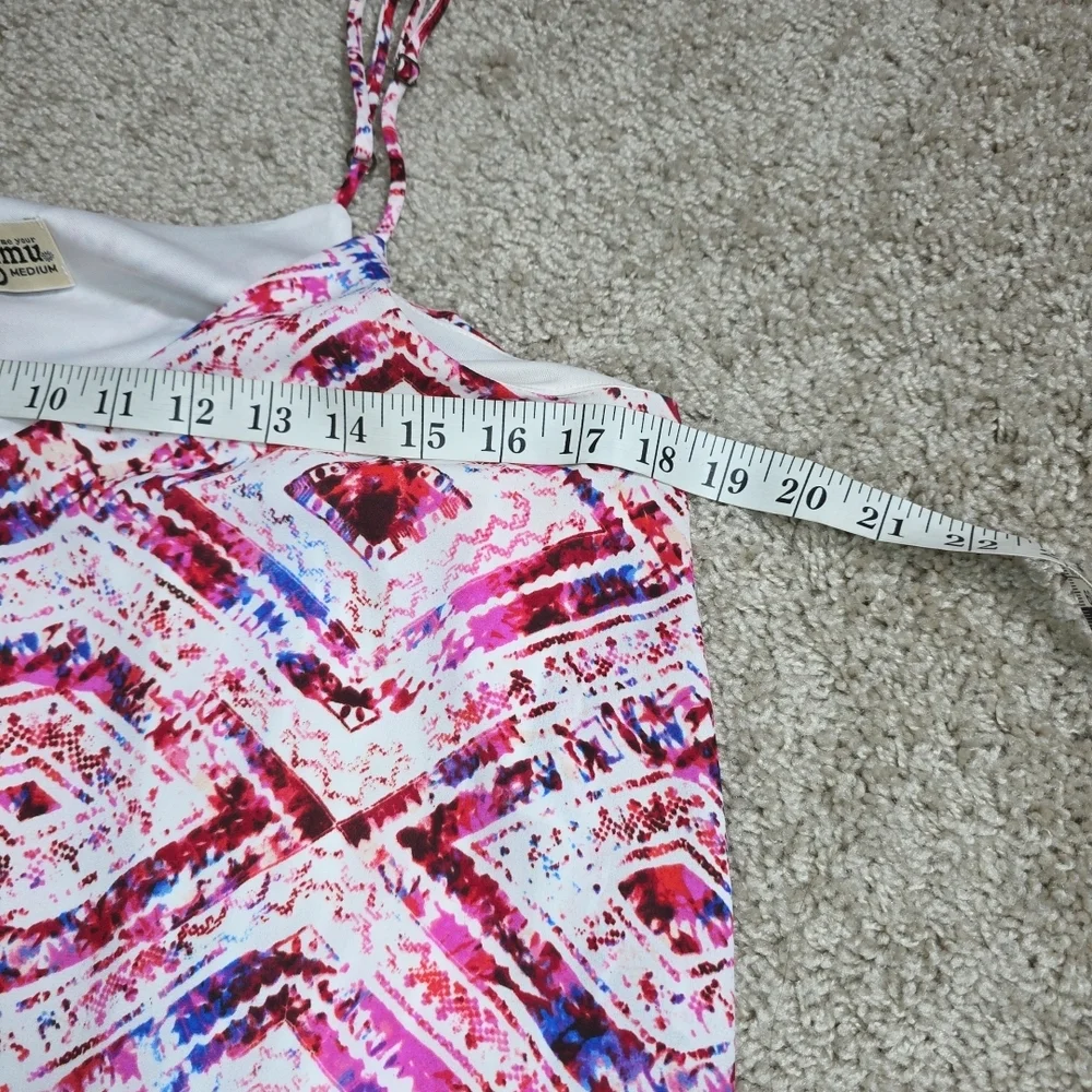 Show Me Your Mumu Circus Mini Slip Dress Size M Abrias Pink Diamond Print - Picture 7 of 8